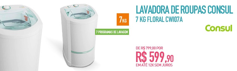 Lavadora de Roupas Consul 7 kg