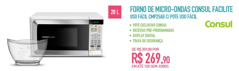 Forno de micro-ondas Consul