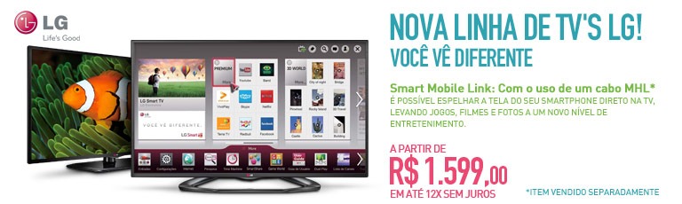 Nova linha de TV's LG!