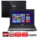 Notebook Asus X45U-VX051H com AMD® C-60, 2GB, 320GB, Gravador de DVD, Leitor de Cartões, HDMI, Wireless, Webcam, AMD® Radeon™, LED 14" e Windows 8