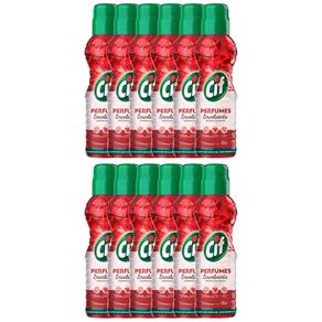 Limpador Cif Uso Geral Envolvente Perfumes 450ml - 12 Unidades