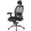 Cadeira Importada Office Mash Encosto W-42C Giratória - Preta