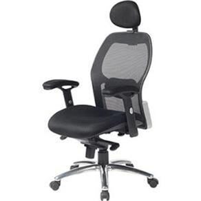 Cadeira Importada Office Mash Encosto W-42C Giratória - Preta