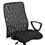 Cadeira Home Office Basic c/ Encosto em Net Nylon e Regulagem de Altura à Gás - Preta - Importado
