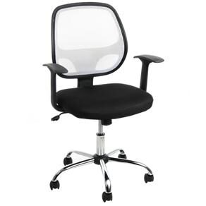 Cadeira Home Office Fusion c/ Encosto em Nylon e Função Relax - Branca - Importado