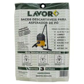 Saco Descart&aacute;vel para Aspiradores LAVOR - Kit c / 3 unidades - 12 Litros - cod: 21094