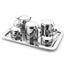 Conjunto p/ Chá e Café Forma Távola 7 Peças - Inox