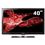 TV 40" LED Samsung Série C5000 UN40C5000QMXZD Full HD c/ Entradas HDMI e USB e Conversor Digital