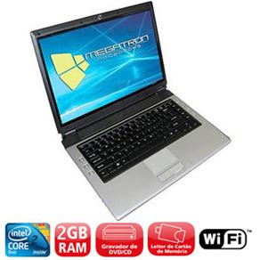 Notebook Megatron c/ Intel Core 2 Duo Innovation Santa Rosa, 2GB, HD 120GB e Windows Vista Premium - 64612
