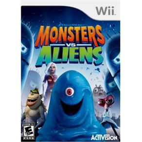 Jogo Monsters vs Aliens - Wii