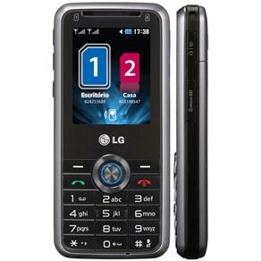 Celular Desbloqueado Claro LG GX200 Preto c/ Dois Chips, Câmera 1.3MP, MP3, Rádio FM e Bluetooth