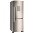 Refrigerador Brastemp Frost Free Duplex Ative! Inverse BRE50NR c/ Freezer Invertido e Controle Eletrônico - 422L - Inox