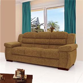 Sof&aacute; 3 Lugares Linoforte Vison T20 - 188 - Castanho - cod: 234695