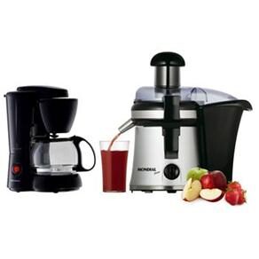 Centrífuga Mondial CF02 Cinza/Preta - 250W - 110V + Cafeteira Elétrica Mondial Bella Arome 14 C-03 - 110V