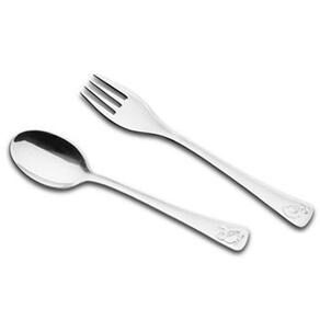 Conjunto de Talheres Tramontina p / Crian&ccedil;as Inox - 2 Pe&ccedil;as - cod: 35447