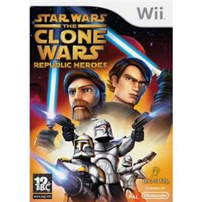 Jogo Star Wars: The Clone Wars Republic Heroes - Wii