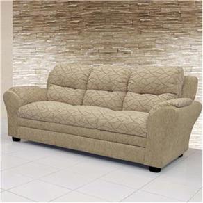 Sof&aacute; 3 Lugares Lino Forte Bamboo - Bege - cod: 36826