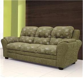 Sof&aacute; 3 Lugares Lino Forte Bamboo - Verde - cod: 36828