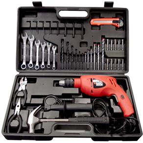 Furadeira de Impacto 1/2" Black&Decker HD560K - Kit com Maleta e Oficina portátil