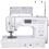 Máquina de Costura Eletrônica Janome MC6600P - Branca