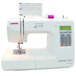 Máquina de Costura Eletrônica Janome 4100QDC - Branca