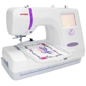 Máquina de Bordar Janome c/ 1 Agulha - MC350E 