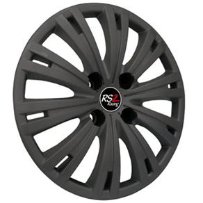 Jogo c / 4 Calotas Aro 13 Luxcar TT 5000 2247 Grafite - cod: 346525