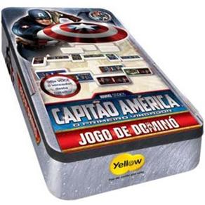 Domin&oacute; Yellow Capit&atilde;o Am&eacute;rica 1431 Azul e Cinza - cod: 398906
