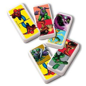 Domin&oacute; Yellow Spider Man 1432 - Amarelo e Vermelho - cod: 398907