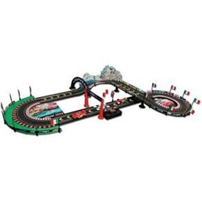 Pista El&eacute;trica Carros 2 Yellow Circuito M&eacute;dio de Porto Corsa 5170 - cod: 398955