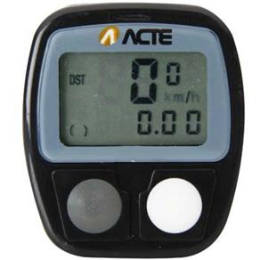 Ciclo Computador p / Bicicleta Acte Sports A7 c / 14 Fun&ccedil;&otilde;es - Preto - cod: 376960