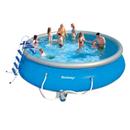 Piscina Bestway Fast Set 21.182L com Filtro + Capa + Lona + Escada + Kit de Limpeza – Azul