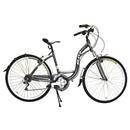 Bicicleta Aro 700 de Alumínio Blitz Comodo 700 com 21 Marchas e Suspensão Dianteira - Grafite