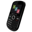 Celular Desbloqueado Alcatel OT678 G Preto QWERTY Trial Chip c/ Câmera 1.3MP, Rádio FM, MP3, Bluetooth e Fone de Ouvido