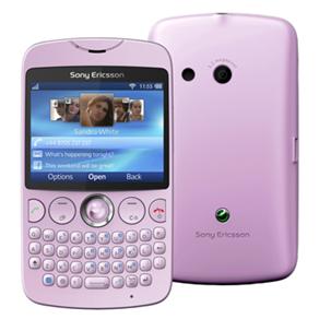 Celular Desbloqueado Sony Ericsson TXT CK13I Rosa QWERTY c / C&acirc;mera 3.2MP, Wi - fi, R&aacute;dio FM, Bluetooth, Fone e Cart&atilde;o 2GB - cod: 405311