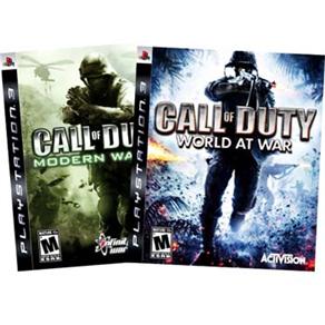 Kit Jogo Call of Duty 4: Modern Warfare + Jogo Call of Duty: World at War - PS3 - cod: 438130