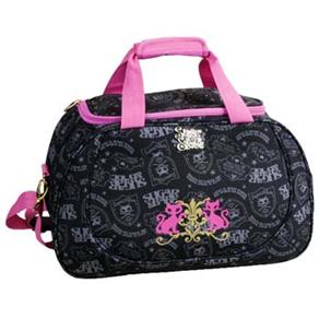 Sacola de Viagem Dermiwil Sugar e Babe 10585 M&eacute;dia - Preta / Rosa - cod: 461458