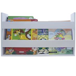 Prateleira Kapos para Livros e Revistas 50x30x11cm - Branco