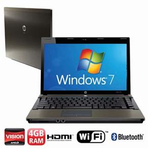 Notebook HP ProBook 4425s com AMD Turion II P560 e tecnologia Vision Pro, 4GB, 320GB, Gravador de DVD, HDMI, LED 14´´ e Windows 7 Professional - 439921