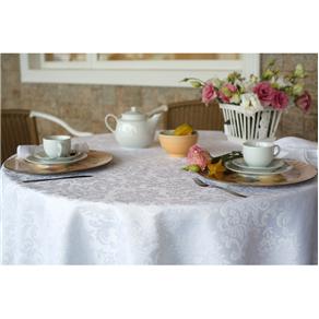 Toalha de Mesa Quadrada Mehndi Pr&aacute;tica Firenze 220x220 cm - cod: 830958