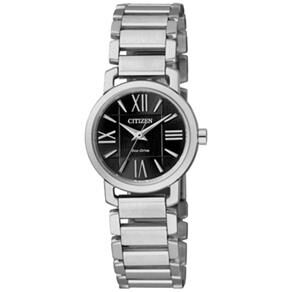 Rel&oacute;gio Feminino Anal&oacute;gico Citizen Ladies Eco - Driver EP5880 - 58E - Preto - cod: 849610
