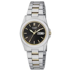 Rel&oacute;gio Feminino Anal&oacute;gico Citizen Quartz Ladies EQ0564 - 59E - Prata / Dourado - cod: 849618