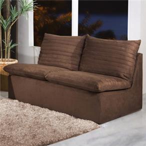 Sof&aacute; 2 Lugares Herval Alaska Plus - Marrom - cod: 472390