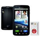 Celular Desbloqueado Motorola Atrix Preto Android 2.3 c/ Câmera 5.MP, 3G, Wi-Fi,GPS,Dual-Core, Motoblur e Fone de Ouvido + Chip Único Claro Pré-Pago