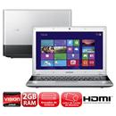 Notebook Samsung RV415-CD3 com AMD E-300 Dual Core, 2GB, 320GB, Gravador de DVD, Leitor de Cartões, HDMI, Wireless, Webcam, LED 14” e Windows 8
