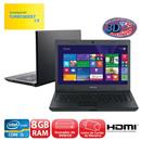 Notebook Positivo Premium S5400 3D com Intel® Core™ i5-2450M, 8GB, 500GB, Gravador de DVD, Leitor de Cartões, HDMI, Wireless, LED 14” e Windows 8
