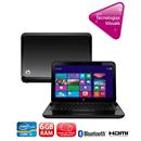 Notebook HP Pavilion g4-2220br com Intel® Core™ i3-3110M, 6GB, 500GB, Gravador de DVD, Leitor de Cartões, Bluetooth, HDMI, LED 14” e Windows 8