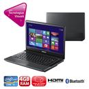 Notebook Samsung NP300E4C-AD7BR com Intel® Core™ i3-3110M, 4GB, 500GB, Gravador de DVD, Leitor de Cartões, HDMI, Bluetooth, LED 14” e Windows 8