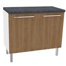 Balcão Colormaq Euro Kitchen com 2 Portas - Carvalho