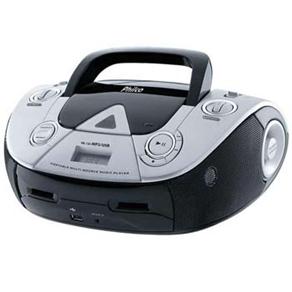 Som Portátil Philco PB126 com CD Player MP3, Rádio FM, Entrada USB e Auxiliar de Áudio - Preto